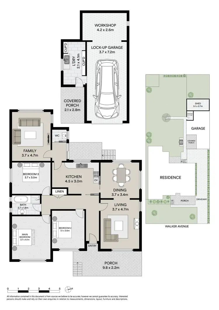 Floorplan of Homely house listing, 5 Walker Avenue, Gymea NSW 2227