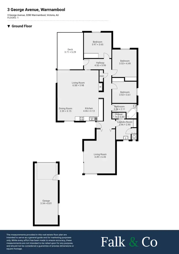 Floorplan of Homely house listing, 3 George Avenue, Warrnambool VIC 3280