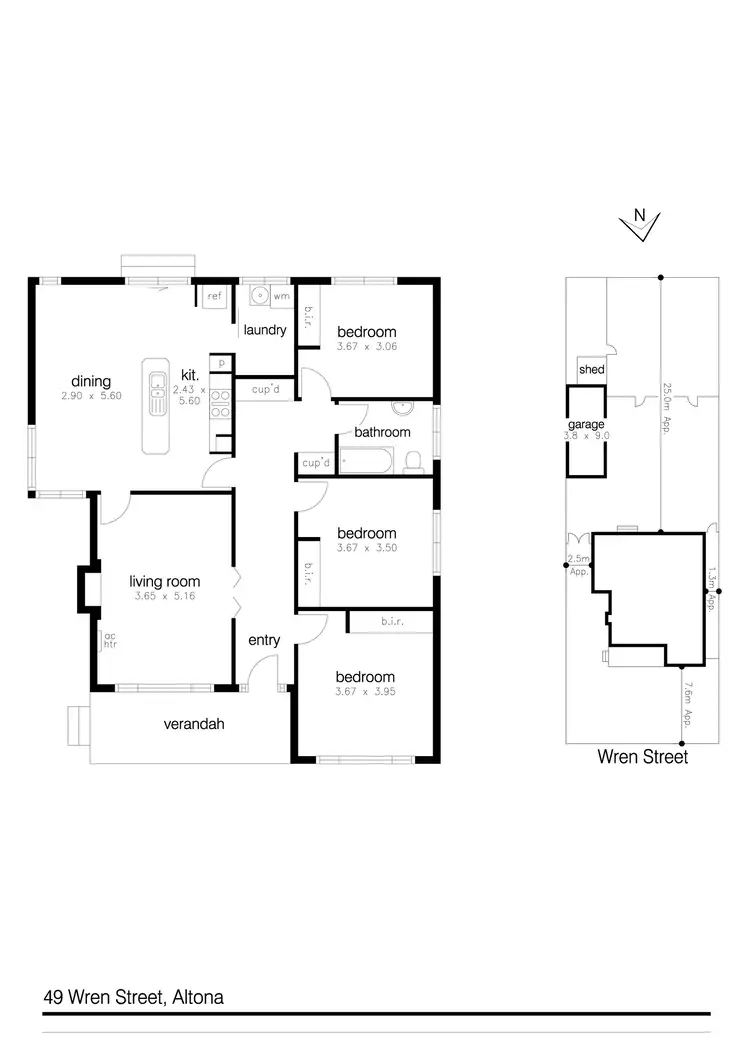 Floorplan of Homely house listing, 49 Wren Street, Altona VIC 3018