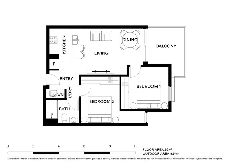 Floorplan of Homely apartment listing, 22/104 Colac Road, Highton VIC 3216