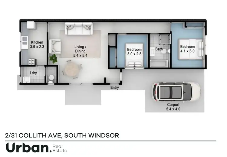Floorplan of Homely house listing, 2/31 Collith Avenue, South Windsor NSW 2756