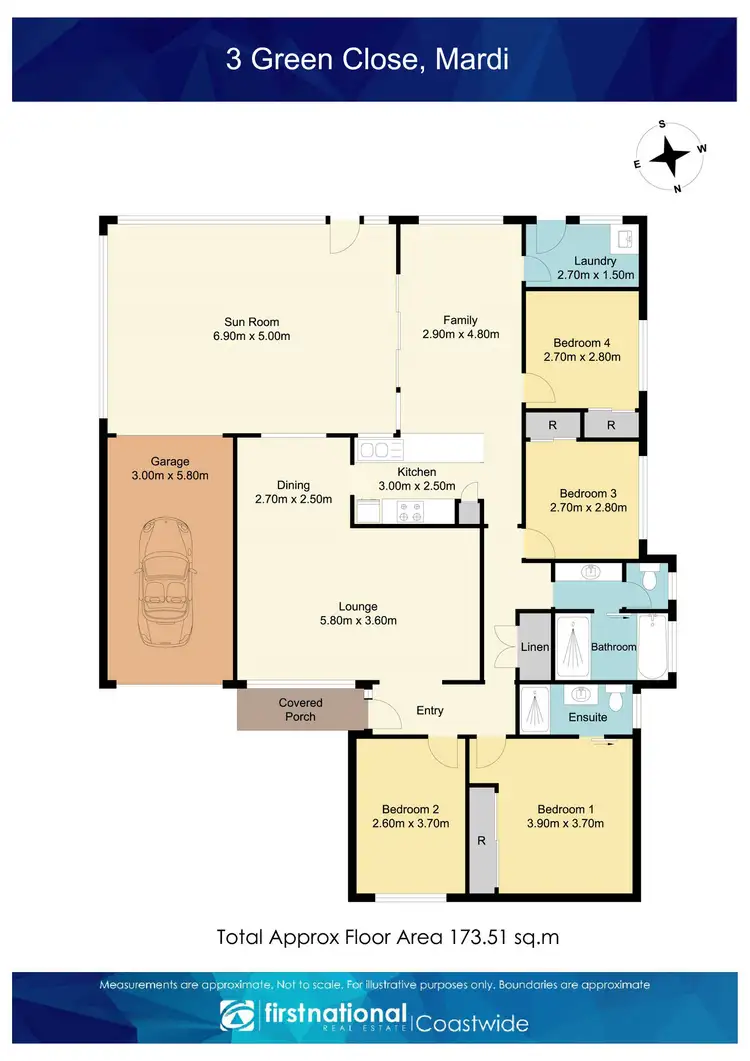 Floorplan of Homely house listing, 3 Green Close, Mardi NSW 2259