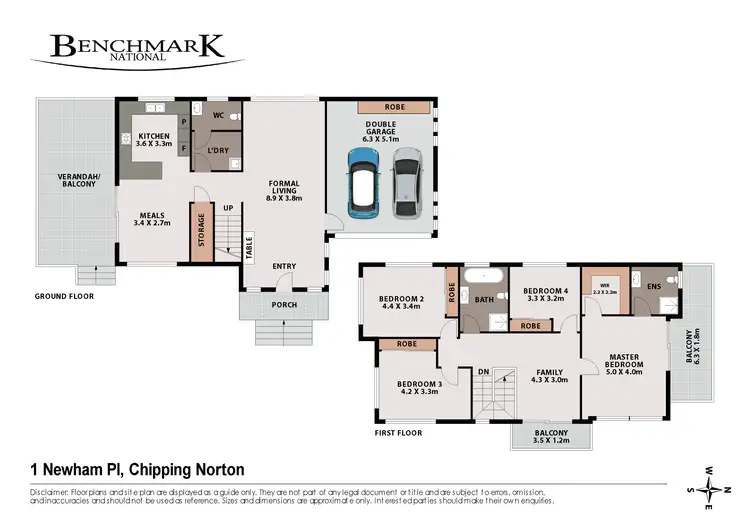 Floorplan of Homely house listing, 1 Newham Place, Chipping Norton NSW 2170