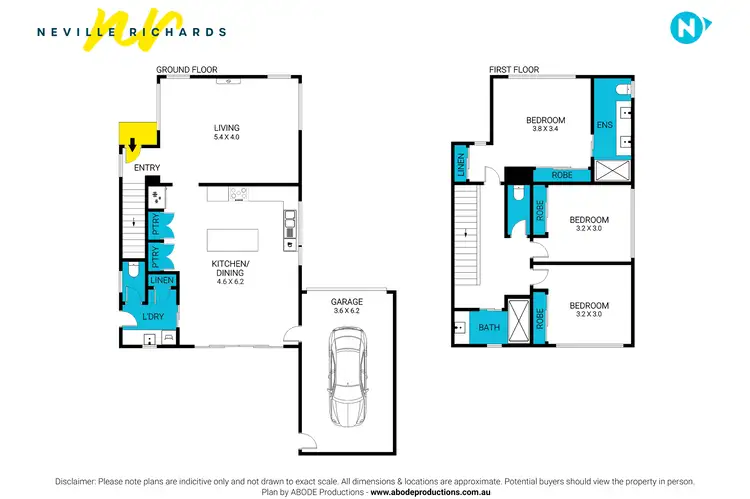 Floorplan of Homely townhouse listing, 2/35 Ward Street, St Leonards VIC 3223