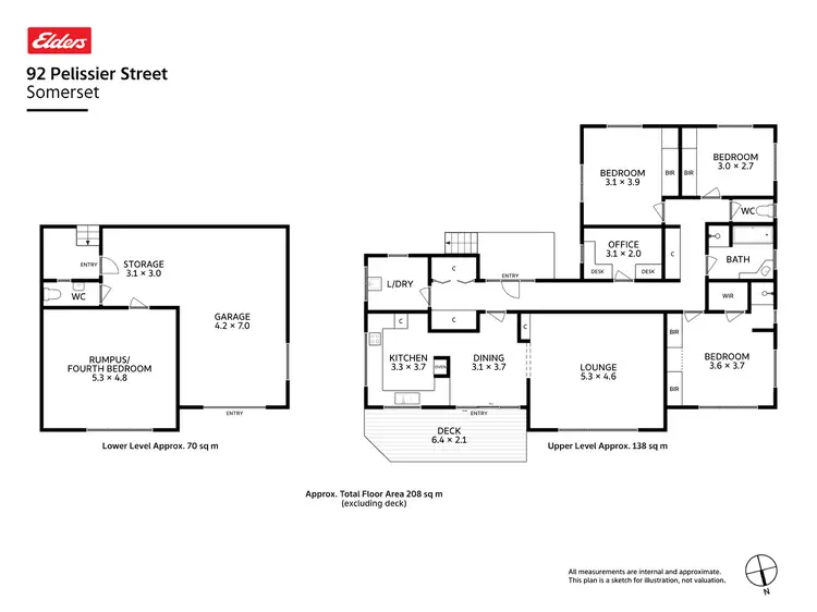 Floorplan of Homely house listing, 92 Pelissier Street, Somerset TAS 7322