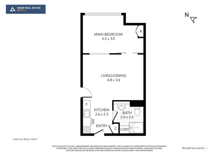 Floorplan of Homely apartment listing, 1008/250 Elizabeth Street, Melbourne VIC 3000