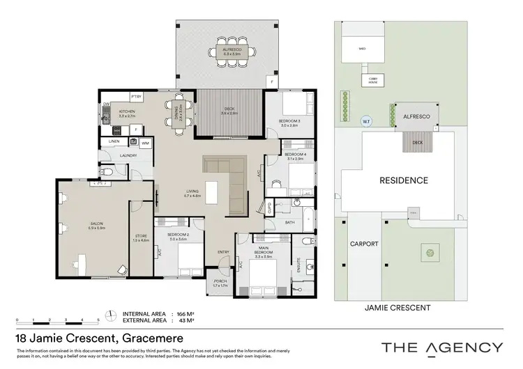 Floorplan of Homely house listing, 18 Jamie Crescent, Gracemere QLD 4702