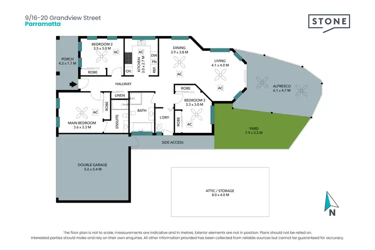 Floorplan of Homely villa listing, 9/16-20 Grandview Street, Parramatta NSW 2150