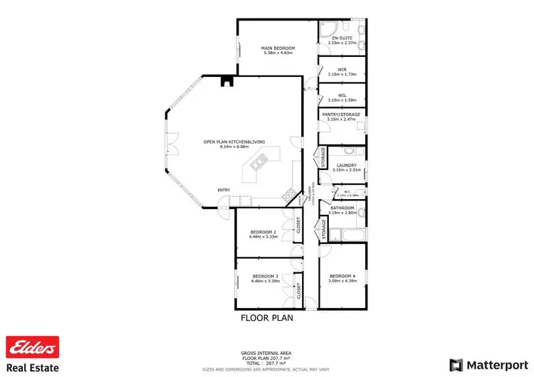 Floorplan of Homely house listing, 165 Seventh Road, Bejoording WA 6566