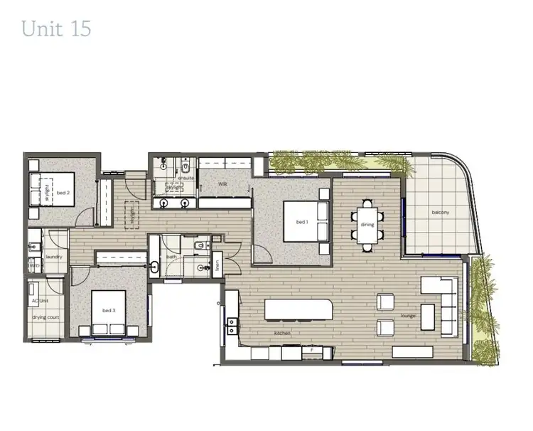 Floorplan of Homely unit listing, 15/21 Beach Road, Coolum Beach QLD 4573