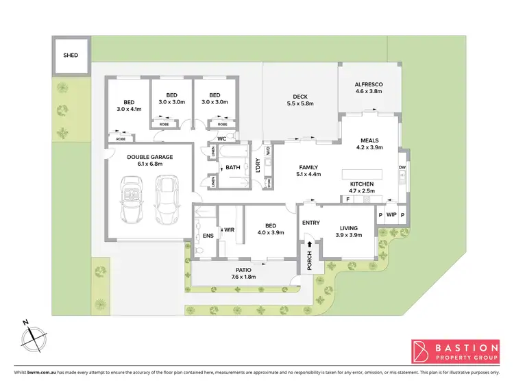 Floorplan of Homely house listing, 71 Blizzard Circuit, Forde ACT 2914