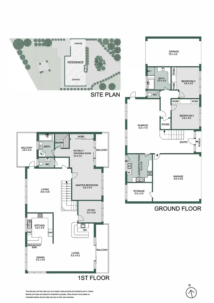 Floorplan of Homely house listing, 307-309 Dromana Parade, Safety Beach VIC 3936