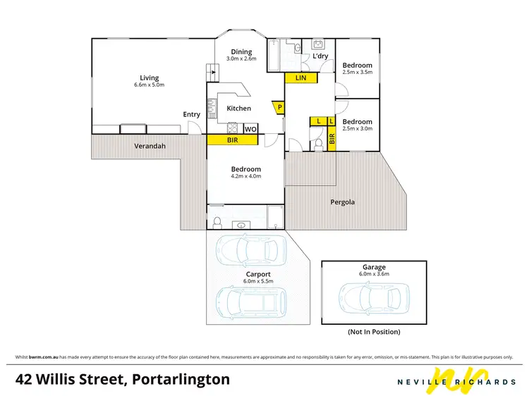 Floorplan of Homely house listing, 42 Willis Street, Portarlington VIC 3223