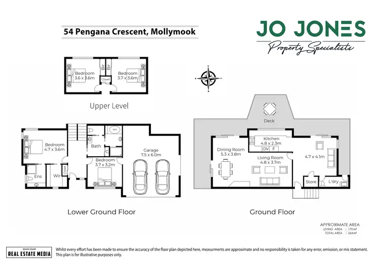Floorplan of Homely house listing, 56 Pengana Crescent, Mollymook NSW 2539