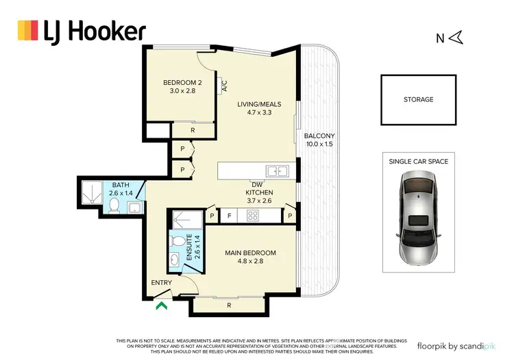 Floorplan of Homely apartment listing, 2101/11 Prospect Street, Box Hill VIC 3128