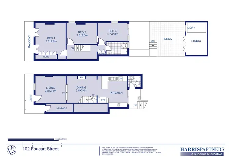 Floorplan of Homely house listing, 102 Foucart Street, Rozelle NSW 2039