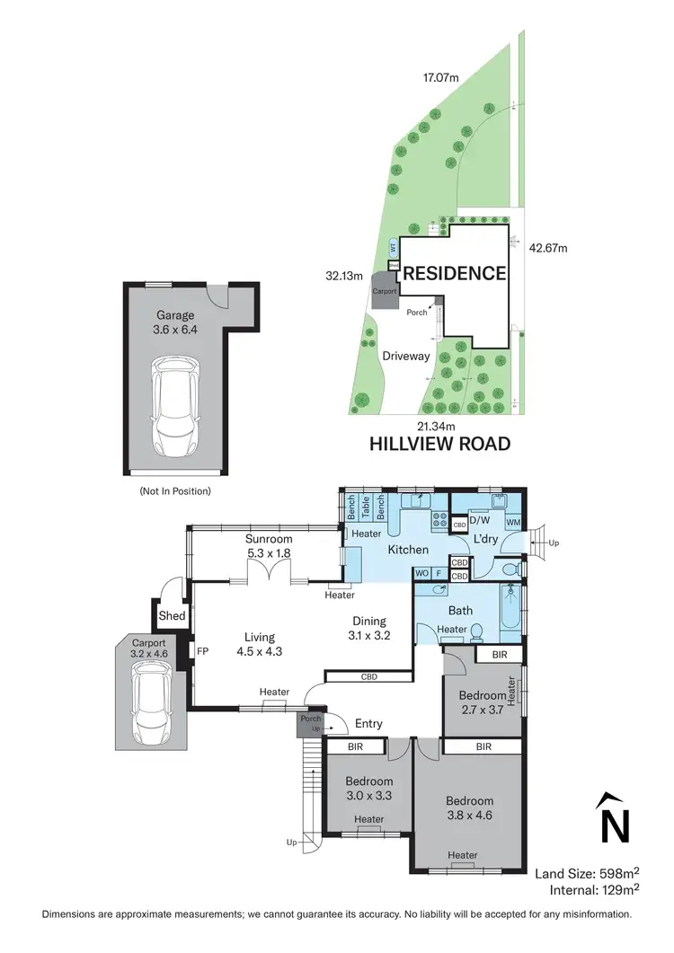 Floorplan of Homely house listing, 5 Hillview Road, Balwyn North VIC 3104