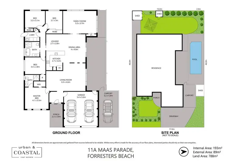 Floorplan of Homely house listing, 11A Maas Parade, Forresters Beach NSW 2260