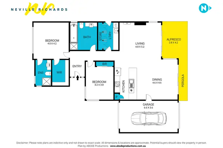 Floorplan of Homely townhouse listing, 3/40a Simson Street, Portarlington VIC 3223