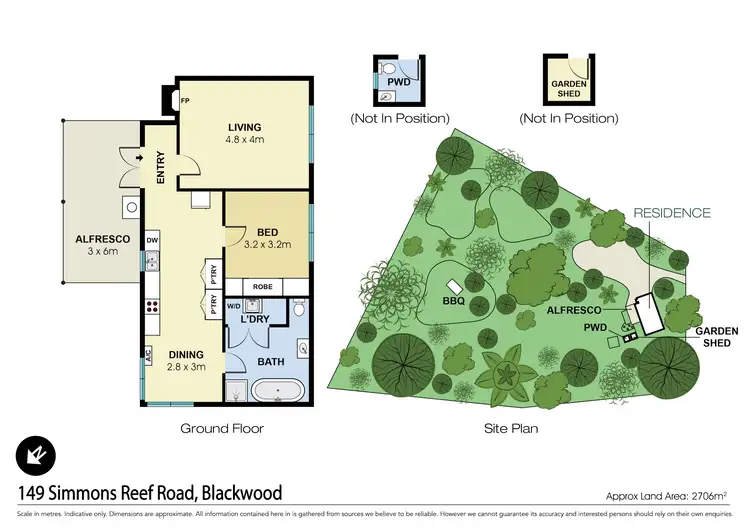 Floorplan of Homely house listing, 149 Simmons Reef Road, Blackwood VIC 3458