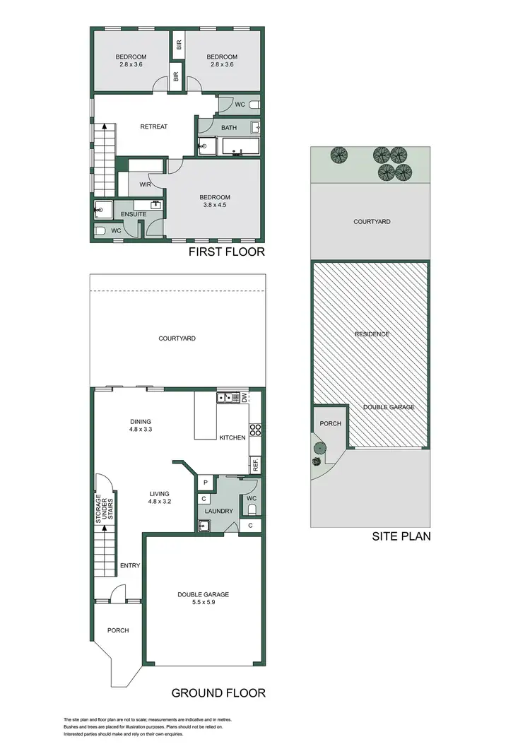 Floorplan of Homely townhouse listing, 3/5 Seacombe Street, Dromana VIC 3936