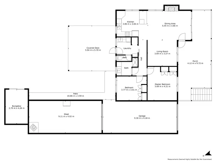 Floorplan of Homely house listing, 20 Park Avenue North, Eildon VIC 3713