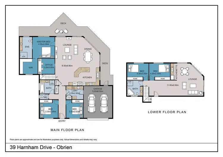 Floorplan of Homely house listing, 39 Harnham Drive, Bairnsdale VIC 3875