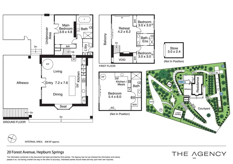 Floorplan of Homely house listing, 20 Forest Avenue, Hepburn Springs VIC 3461