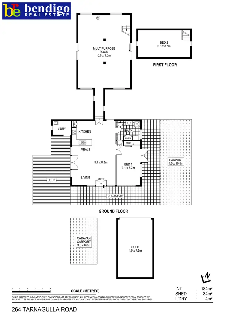Floorplan of Homely house listing, 264 Tarnagulla Road, Llanelly VIC 3551