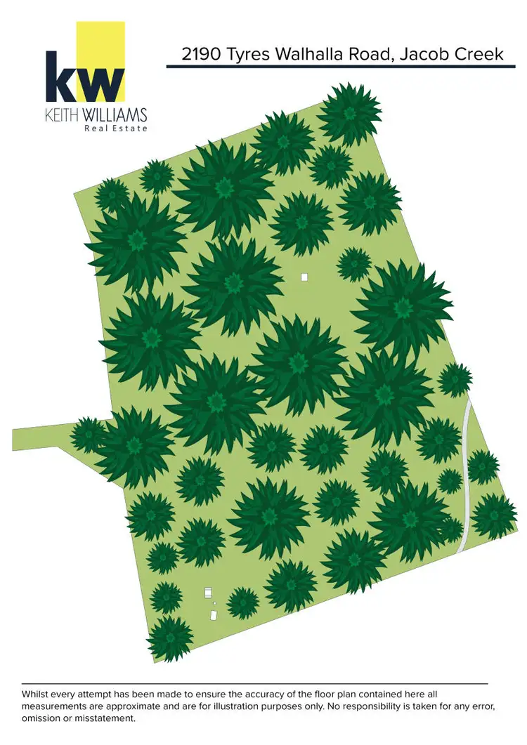 Floorplan of Homely rural property listing, 2190 Tyers-Walhalla Road, Jacob Creek VIC 3825