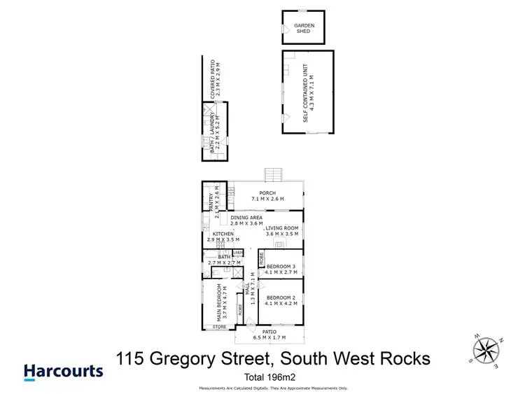 Floorplan of Homely house listing, 115 Gregory Street, South West Rocks NSW 2431