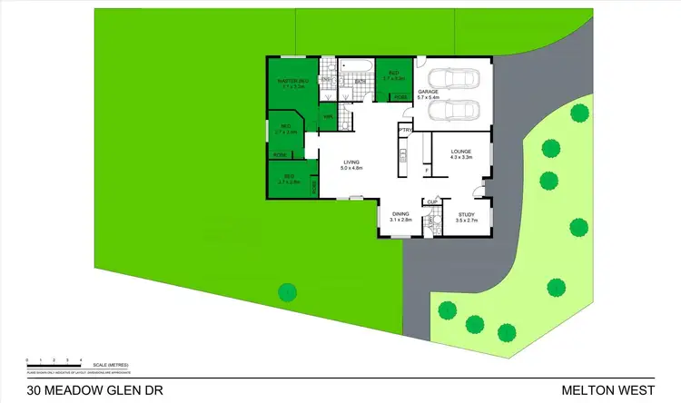Floorplan of Homely house listing, 30 Meadow Glen Drive, Melton West VIC 3337