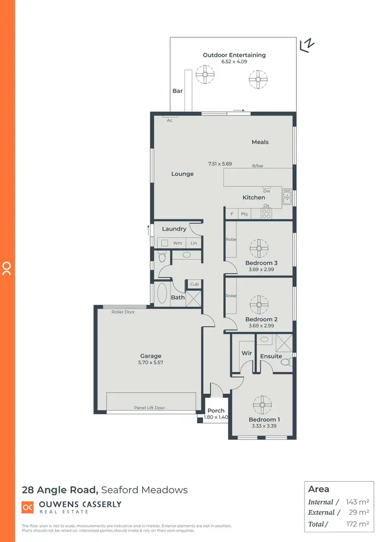 Floorplan of Homely house listing, 28 Angle Road, Seaford Meadows SA 5169