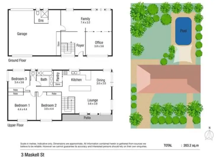 Floorplan of Homely house listing, 3 Maskell Street, Pallarenda QLD 4810