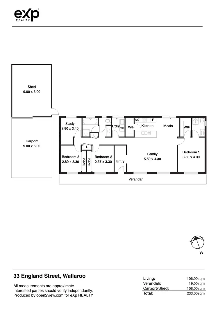 Floorplan of Homely house listing, 33 England Street, Wallaroo SA 5556