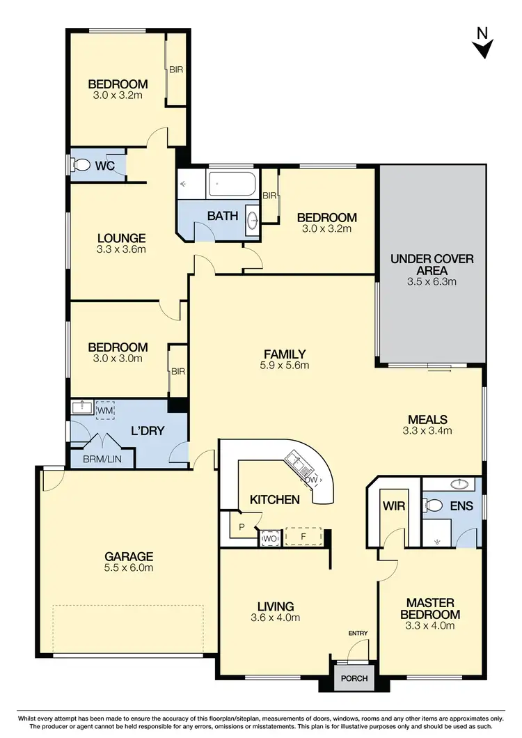 Floorplan of Homely house listing, 33 Lincoln Drive, Derrimut VIC 3026