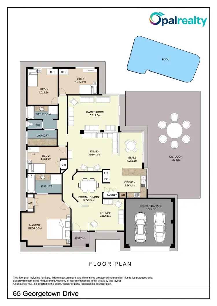Floorplan of Homely house listing, 65 Georgetown Drive, Safety Bay WA 6169