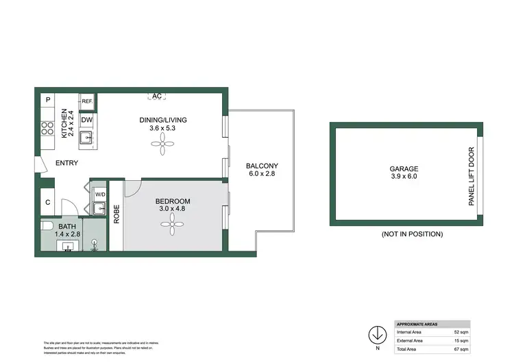 Floorplan of Homely apartment listing, 506/482 The Esplanade, Warners Bay NSW 2282