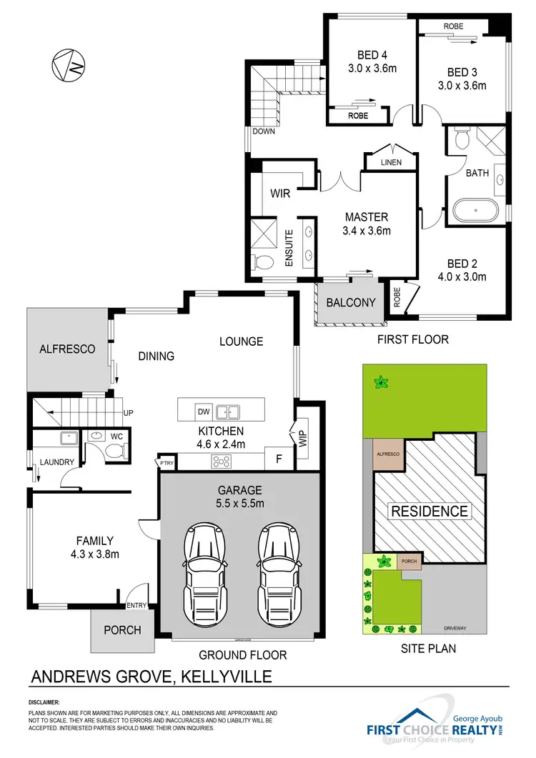 Floorplan of Homely house listing, 30 Andrews Grove, Kellyville NSW 2155