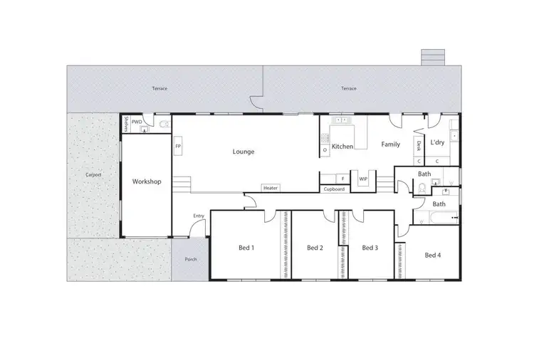 Floorplan of Homely house listing, 58 Pridham Street, Farrer ACT 2607