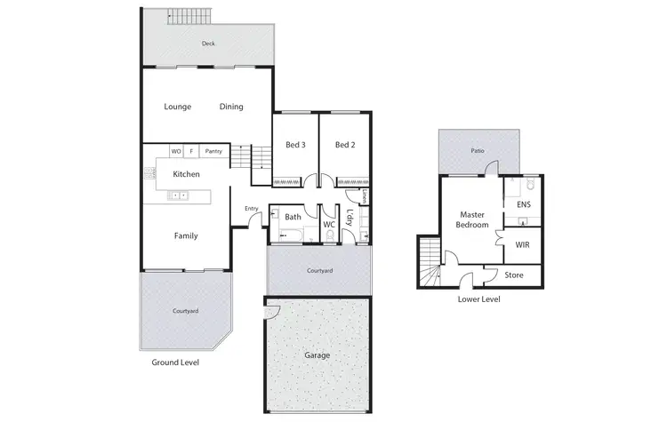 Floorplan of Homely townhouse listing, 5/45 Stopford Crescent, Fadden ACT 2904