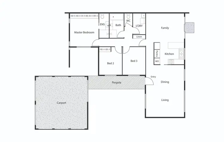 Floorplan of Homely house listing, 21 Ringrose Crescent, Isaacs ACT 2607