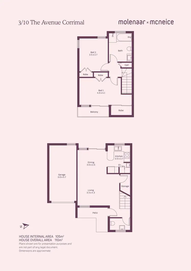 Floorplan of Homely townhouse listing, 3/10 The Avenue, Corrimal NSW 2518