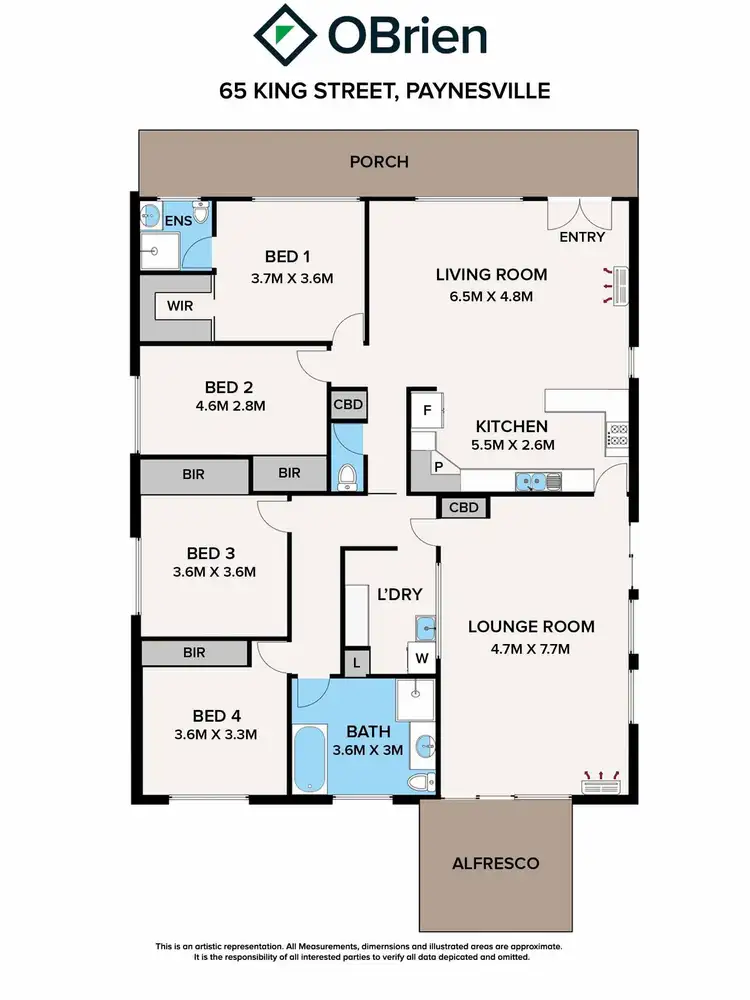 Floorplan of Homely house listing, 65 King Street, Paynesville VIC 3880
