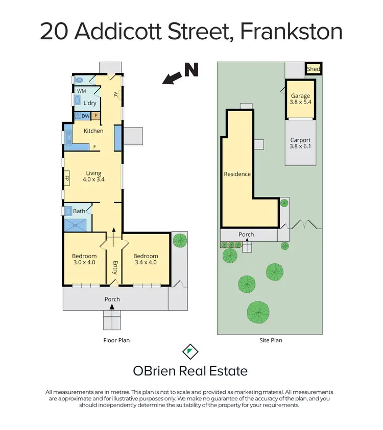 Floorplan of Homely house listing, 20 Addicott Street, Frankston VIC 3199