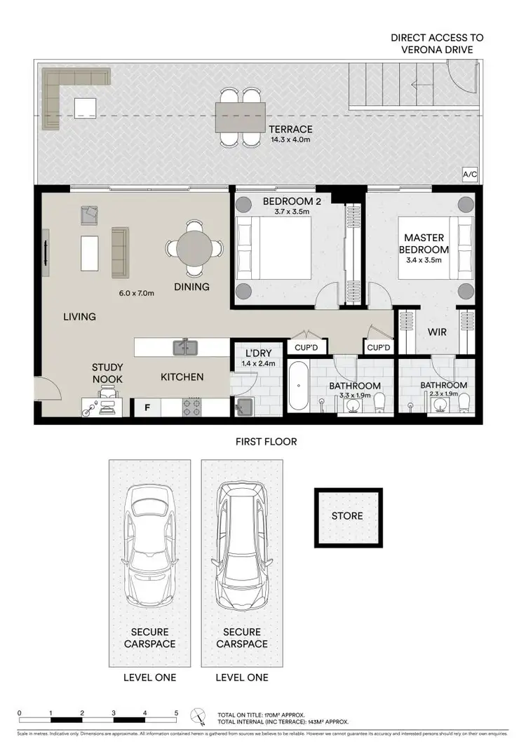Floorplan of Homely unit listing, 104/21 Verona Drive, Wentworth Point NSW 2127