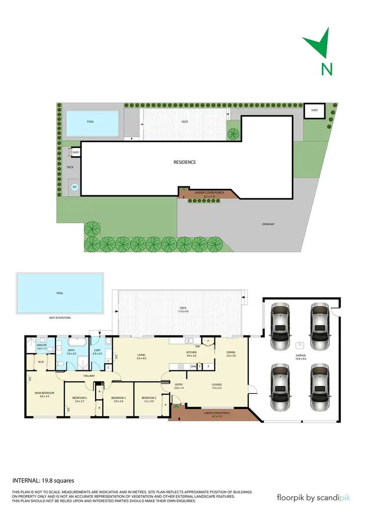 Floorplan of Homely house listing, 21 Clendon Road, Ferntree Gully VIC 3156