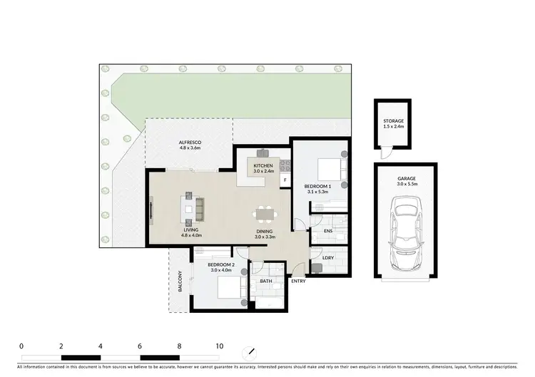 Floorplan of Homely apartment listing, 1/66-68 Lawrence Street, Peakhurst NSW 2210