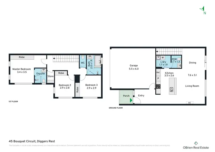 Floorplan of Homely house listing, 45 Bouquet Circuit, Diggers Rest VIC 3427