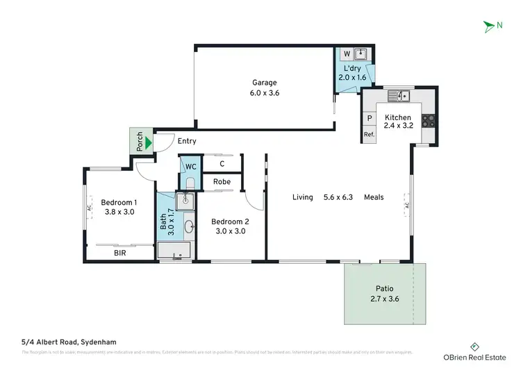 Floorplan of Homely unit listing, 5/4 Albert Road, Sydenham VIC 3037